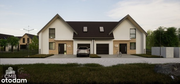 Dom BLIŹNIAK | NA SPRZEDAŻ | 132m2 | Ogród | Garaż | BEZ PROWIZJI!