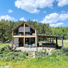 Całoroczny dom (na wynajem) z jacuzzi 62m/42,5 ara na odludziu