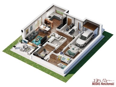 Nowy dom 114m2, działka 750m2 blisko jeziora!