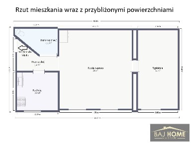 Dwupokojowe mieszkanie w centrum Grudziądza