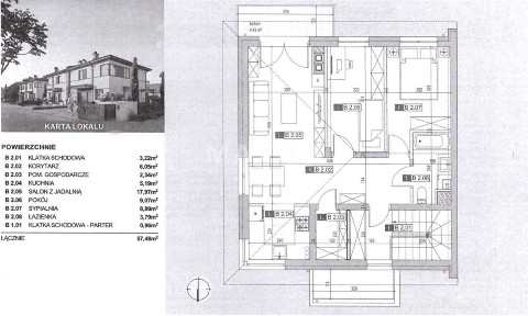Dom zamiast mieszkania-3 pokje+Mp+ogródek
