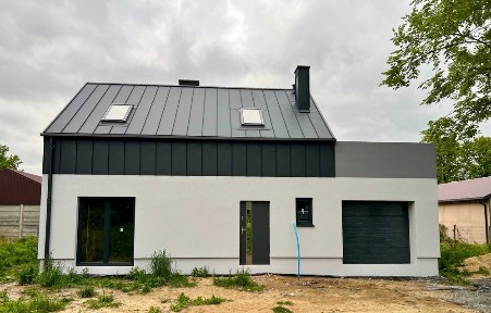 Energooszczędny dom - stan surowy zamknięty z elewacją