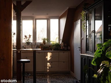 Przestronne 3-pokojowe mieszkanie (2-poziomowe) z ogródkiem