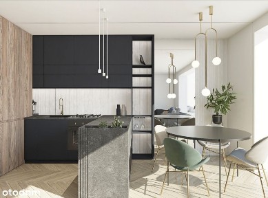 Nowoczesne mieszkanie w zabudowie szeregowej, teren zamknięty, las