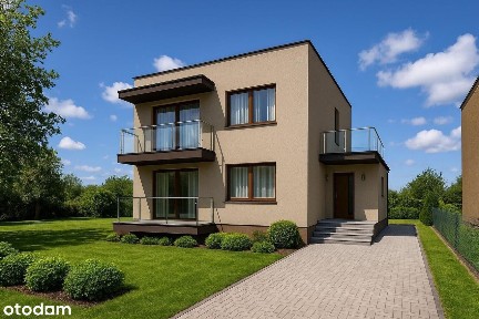 Dom z garażem na dużej działce