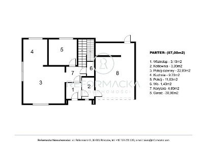 Dom pod lasem, garaż 2-stanowiskowy, 10 ar działki