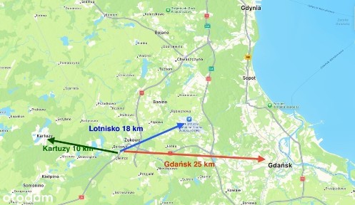 Apartament w Borkowie kartuskim nad jeziorem