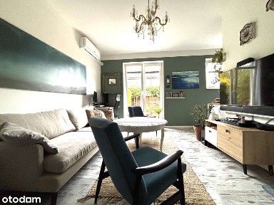 Przytulne mieszkanie z ogrodem i tarasem