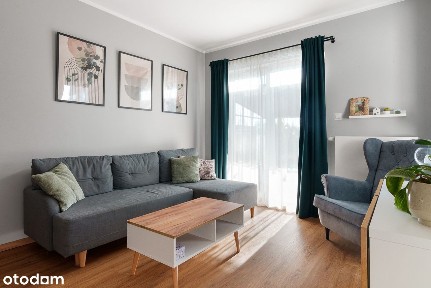 Piękne 2 pokojowe mieszkanie z dużym ogrodem