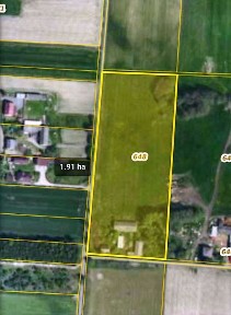 Gospodarstwo rolne w Chorzewie, gm. Kiełczygłów, powiat pajęczański