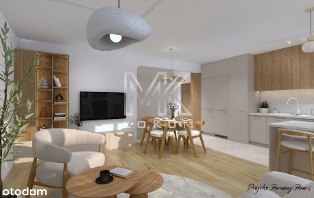 60m2 pod klucz+klimatyzacja! Balkon 6m2, meble+AGD, 5 lat gwarancji