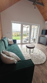 Nowoczesny drewniany domek z działką 800 m² - Stary Lubiel