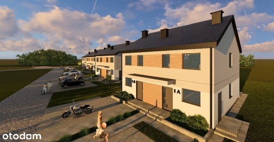 Promocja Świąteczna! /Bliźniak / Działka 380m2 / Klimatyzacja i rolety