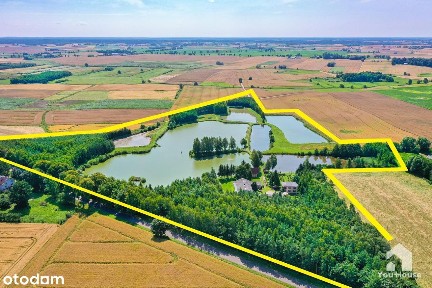 Piękna posiadłość z 7 stawami - 10,85 ha