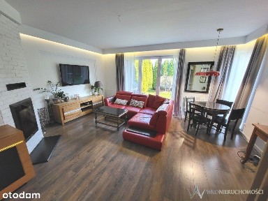 Mieszkanie dwupoziomowe z dużym ogrodem| kominek