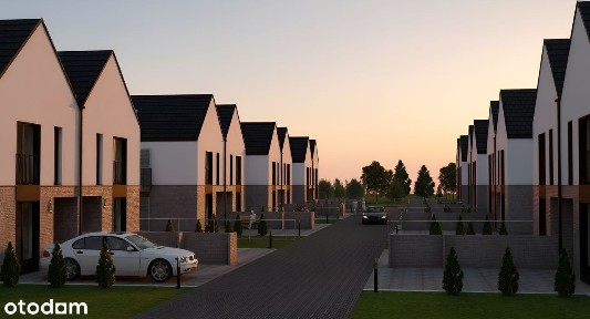 Nowoczesne osiedle domów w zabudowie bliźniaczej