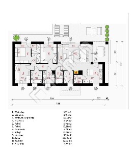 Nowoczesny projekt domu wolnostojącego, budowany dla siebie