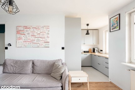 REZERWACJA Jasne przytulne dwupokojowe mieszkanie