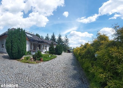 Dom jednorodzinny wolnostojący na dużej działce