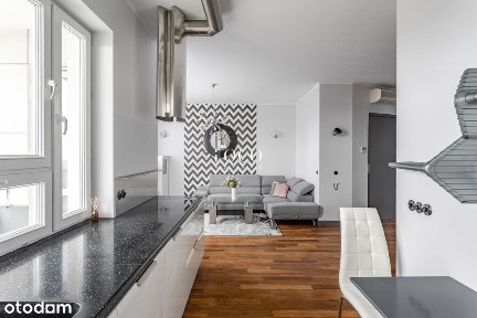 designerski, 19 piętro, Centrum, widok, garaż