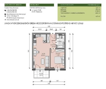 Nowa Inwestycja Legionów | mieszkanie 2-pok. | 42,48m2