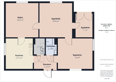 Dom z cegły na dużej działce Emilianów