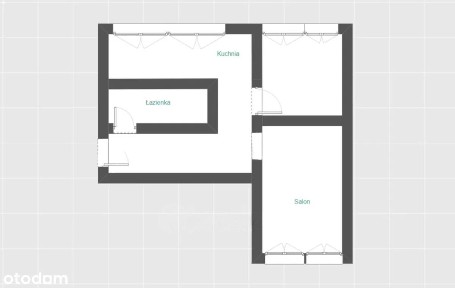 Mieszkanie, 46 m², Łódź