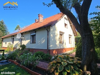 Gospodarstwo ekologiczne z domem i stawem.