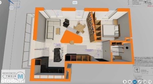 Apartament 2 pokoje w samym centrum