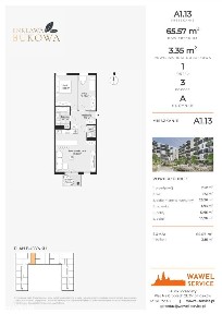 3-pokojowe mieszkanie 65m2 + balkon Bez Prowizji