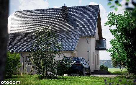 wolnostojący pod lasem