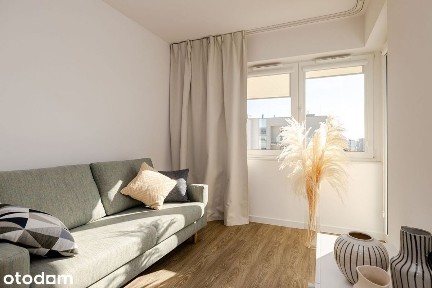 2-pok | 34,25 m2 | Balkon | 8 piętro | Panorama Warszawy