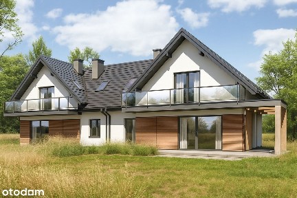 Dom jednorodzinny z garażem, super lokalizacja obok pałacu w Bystrzycy
