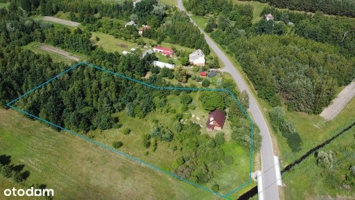 Dom 105 m2, st. surowy, działka 73 ar Chromówka