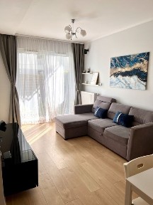 Mieszkanie z ogródkiem na Ursynowie, osiedle Poloneza, ulica Polki