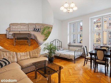 3 pokoje|RYNEK WROCŁAW|duża loggia|4M wysokość