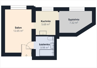 Mieszkanie 29 m2 w centralnej części Gołdapi