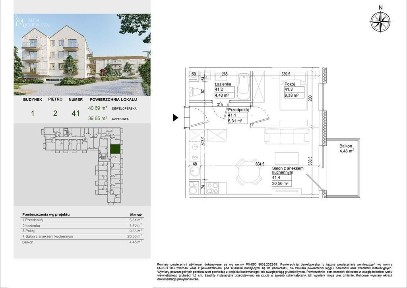 Nowe 2 pokoje | Osielsko | Balkon | Winda