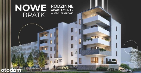 Rodzinny 2-pokojowy apartament z balkonem |Nowe Bratki| Os. Bratkowice
