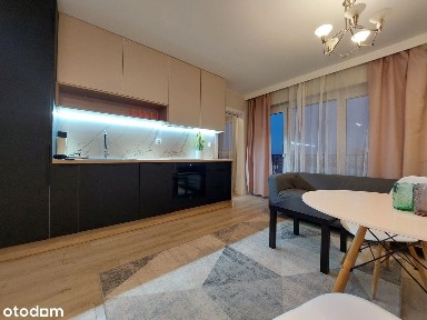 Gumieńce, piękny apartament 32m2, balkon 2021rok basen, siłownia.