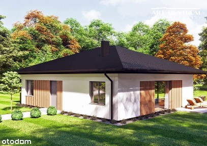 Nowoczesny dom w stanie deweloperskim