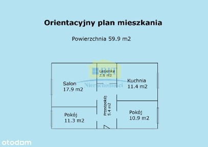 Zadbane mieszkanie 3-pokojowe na parterze