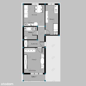 2 pokoje z potencjałem na 3 | Kwidzyn | 2 piętro | piękny widok |