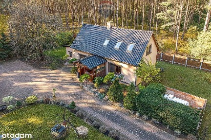 Leśny dom pośród jezior w Miedzichowie