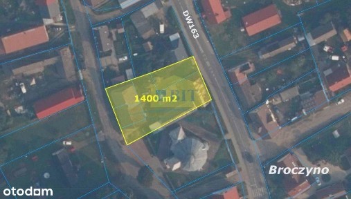 Dom dwurodzinny na działce 1400m2, Broczyno