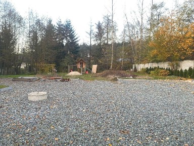 Budynek gospodarczy z częścią mieszkalną duża działka