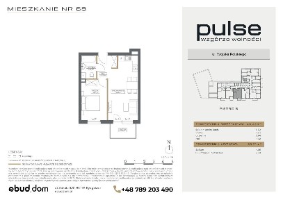 Pulse Wzgórze Wolności | mieszkanie 2-pok. | 67