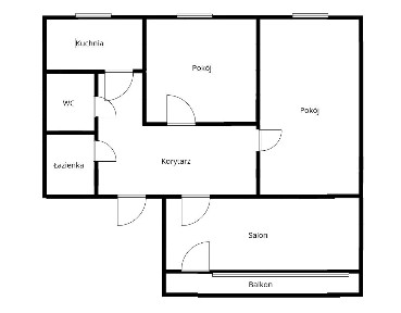 Przestronne 3-pokojowe mieszkanie z balkonem