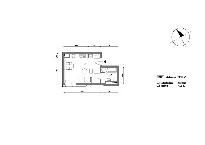 Westerplatte 5a | mieszkanie 1-pok. | II.M14