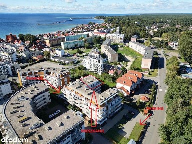 Duże mieszkanie z 2 tarasami z widokiem na morze/72m2/3 pok/2012r blok